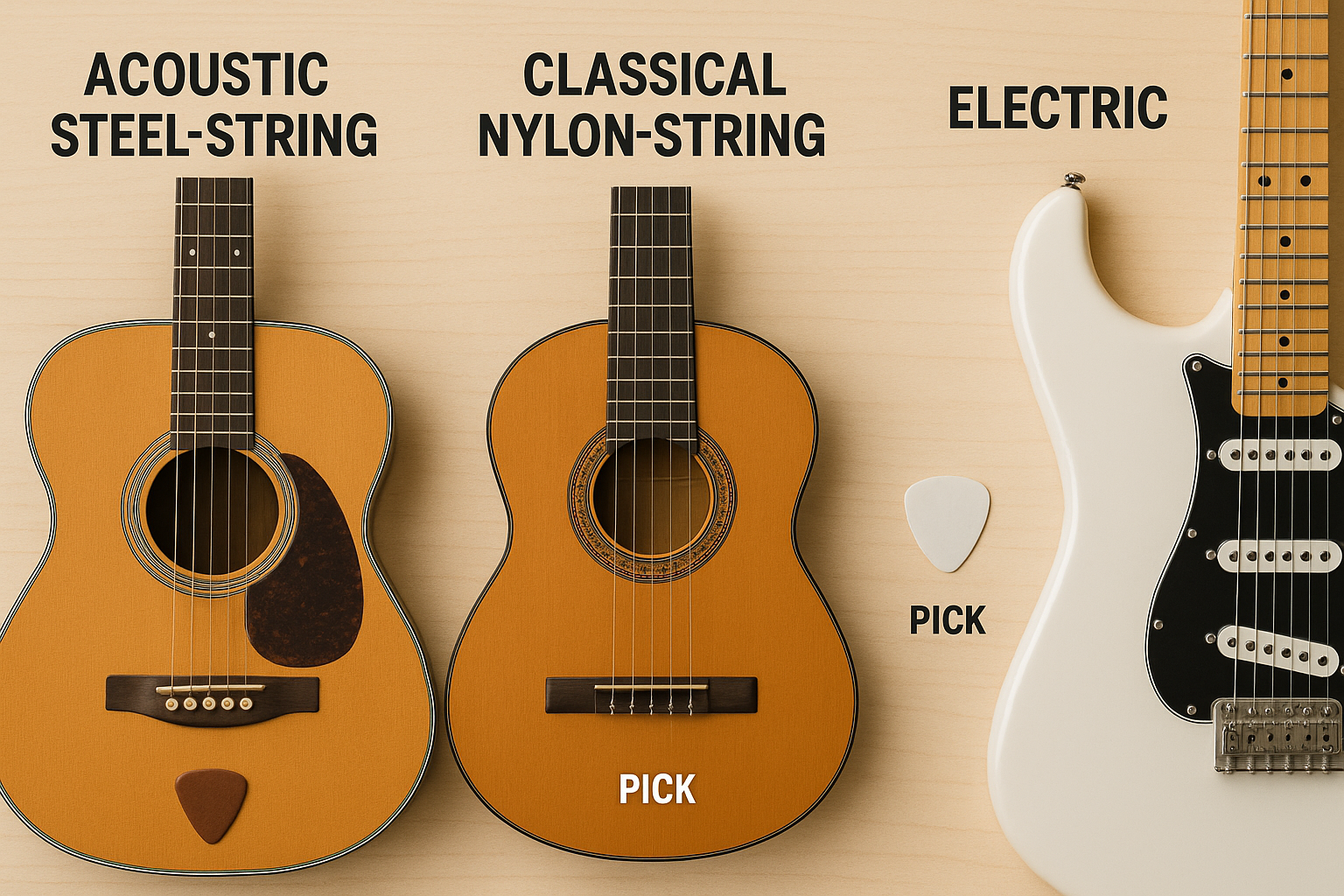 Match the Pick to the Guitar